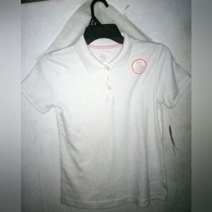 Wonder Nation Bright White Polo Shirt